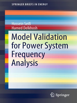 cover image of Model Validation for Power System Frequency Analysis